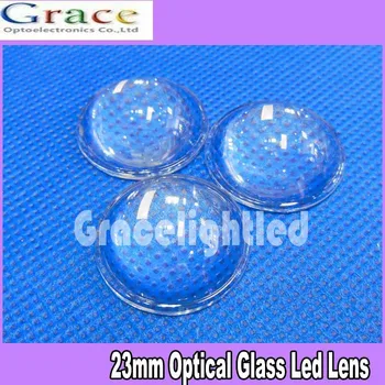 10 buc LED de Mare Putere 23mm lentile convexe de sticlă optică lentilă led