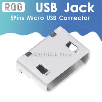 100BUC Micro USB 5 Pini MK5P SMD BAIE MINI USB Conector de sex Feminin