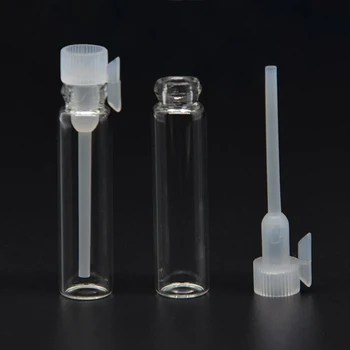 10BUC 1/2/3 ml Gol Mini Sticla de Parfum de Mic Eșantion Flacoane de Sticla de Parfum de Laborator Parfum Lichid Eprubetă de Sticlă de Încercare