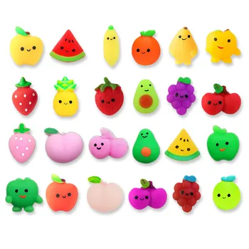 10BUC Fructe Drăguț Creative Roman Moale Lipici Stoarce de Decompresie Eliberarea Copiilor de Ziua Gif Copii Mici Jucării pentru Adulți