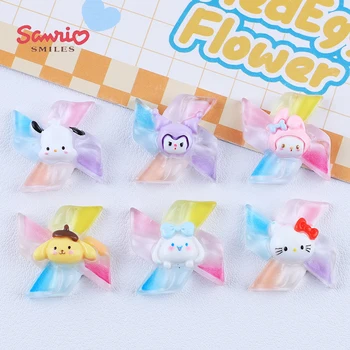 10buc Kawaii DIY Accesorii Sanrio Hello Kittys Kuromi Cinnamoroll Anime Drăguț Frigider Magnet Clip de Păr Cadouri Decor