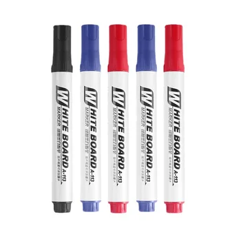 1buc Erasable Whiteboard Markere,Negru Albastru Rosu 2.0 Peniță,de Mare Capacitate,pot fi completate cu Cerneală,Non-Toxice Ședință de Birou Educație Pen A-113
