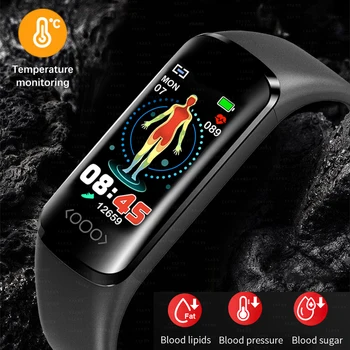 2023 Glucoza din Sange Ceas Inteligent Bărbați ECG+PPG Rata de Inima tensiunea Ceasuri de Sănătate IP68 rezistent la apa Smartwatch Femei Pentru Xiaomi