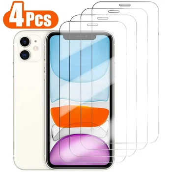4buc Complet Capacul de Protecție de Sticlă pentru IPhone 14 13 12 11 Ecran Protector pentru IPhone 6s 7 8 Plus SE2020 X XR XS MAX Sticlă