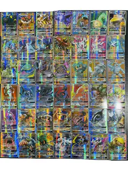 60/100/200/300 Buc Pokemoni Jucărie gx non repeta Stralucitoare engleză Carti de Joc de Luptă Carte de Tranzacționare Copii Pokemon card de Jucării