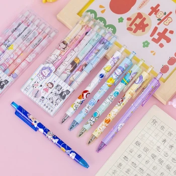 6Pcs/Cutie Desene animate Automate Creion Kawaii Pixuri Pentru Scris, Desen Creion Mecanic Drăguț coreeană Papetărie, Rechizite Școlare