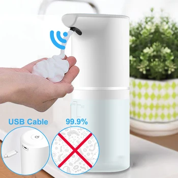 Automate De Detectare Dozator De Săpun Inteligent Senzor Infrarosu Non-Contact Spumă Lichid Dezinfectant Potrivit Pentru Casa Hotel