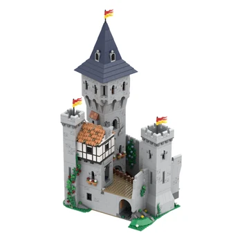 Autorizat MOC-142666 Ține Și Joasă Curte (extensie pentru 10305) Castel Medieval Tema Blocuri de Jucărie Set (3517PCS)