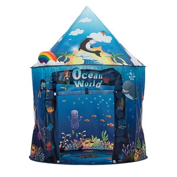 Copii Playhouse Plin Cort Portabil Cortul pentru Copii Toy Ocean Cadou 100X135cm