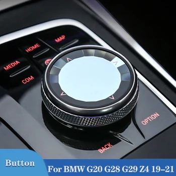 Cristal Stil Multimedia Auto Buton Capacul Butonului de Control Decorare Autocolant Pentru BMW G20 G28 G29 Z4 2019-2021 Accesorii Auto