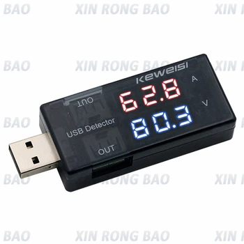 Cu dublă Ieșire USB Power Meter Testere Mobile de Alimentare Tensiune de Încărcare Curent Voltmetru Amp Ampermetru Volt Detector USB Încărcător Indicator