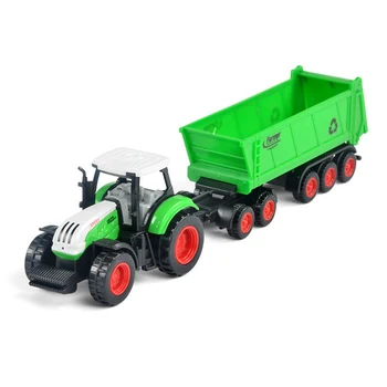 De Dimensiuni Mici Inerțiale Fermă Camion Vehicul Fermier Dumping Băieții De Joaca Pentru Copii, Casa De Jucarie Tractor Agricol Model De Cadou De Ziua De Nastere