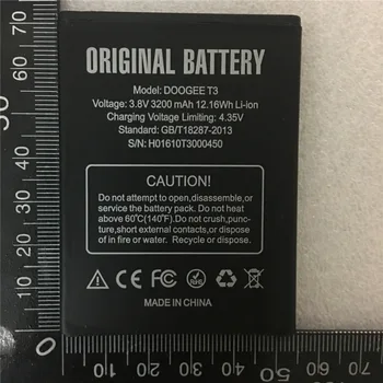 Doogee T3 Baterie de Mare Capacitate 3200mAh 100% Original Nou de schimb accesorii acumulatori Pentru Doogee T3 Telefon Mobil