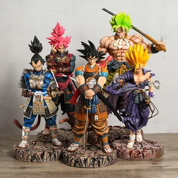 Dragon Ball Z Samurai Super Saiyan Crescut Son Goku, Gohan, Broly Vegeta GK Statuie de Colectare Figura Figurina Jucarie Papusa