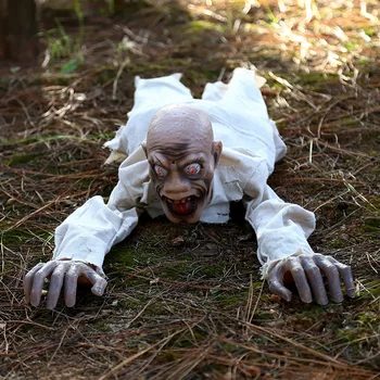 Halloween de Groaza Mama elemente de Recuzită de Crawling Zombie Craniu Fantomă Stralucitoare Voce-activat Electric Jucării Casa Bantuita Festivalul de Decor