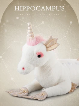 Hipocampus Înaltă Fidelitate Pluș Drăguț Papusa Dragon Cal Jucării De Pluș Animale De Simulare De Animale De Pluș Jucărie Cadouri Pentru Copii