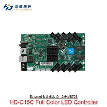Huidu a 3-A Generație HD-C10 chimice c10c C30 HD-C15 C15C C35 C35C de Asynch Plin de Culoare LED de Control al Ecranului Suport pentru Card App Mobil