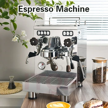 ITOP Semi-automat de cafea Espresso Dublu pompei de Trei Bloc de Încălzire Cu Temperatura PID Control 86-98°C Reglabil Filtru de Cafea
