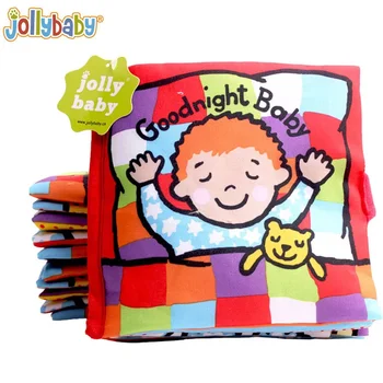 Jollybaby Copilul Cârpă Moale Cărți Peek a Boo Tesatura Activitate Crinkly Cărți Educaționale pentru Sugari Copii Jucarii pentru Copii