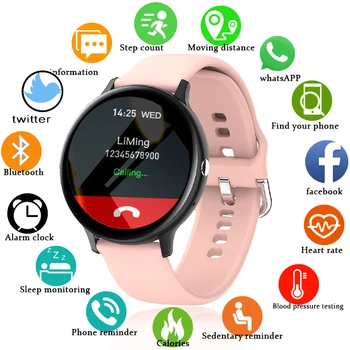 LIGE 2021 Nou Ceas Inteligent Doamnelor Oameni Complet Tactil de Fitness Tracker Tensiunii Arteriale Somn Femeie Inteligentă a apelurilor, Ceasuri Femei Pentru Xiaomi