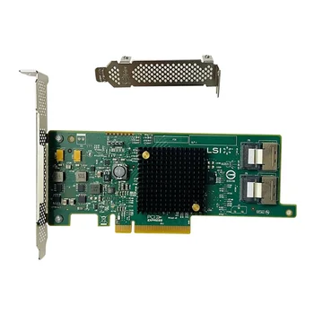LSI 9217-8I 9205-8I HBA Card PCI-E3.0 6Gb 2308 SATA3 SAS HBA PCIE Inteligent Matrice Card 16T 18T Adaptor RAID Card de Control Card