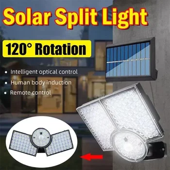 Lumina solara în aer liber, Super-Luminos Senzor de Mișcare Solare Puternice LED-uri de Putere Grădină Lampă de Perete rezistent la apa IP65 3 Modul de Lucru