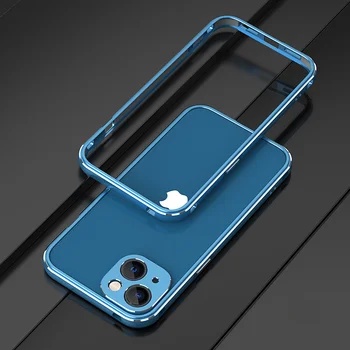 New Sosire Aluminiu Metal Bara Pentru iPhone13 iPhone 13/Pro Max/mini-Șurub de Blocare Len Cerc Caz Acoperire Carmera+Cadru Protector