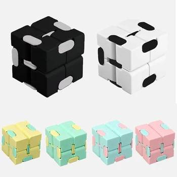 Noi Frământa Cub Degetului Jucării de Decompresie Degetul Puzzle Cub de Relief de Stres Jucărie Antistres Durabil Jucărie pentru Copii Adulți