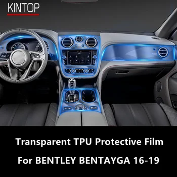 Pentru BENTLEY BENTAYGA 16-19 Auto Interior Consola centrala Transparent TPU Folie de Protectie Anti-scratch Repair Filmul Accesorii