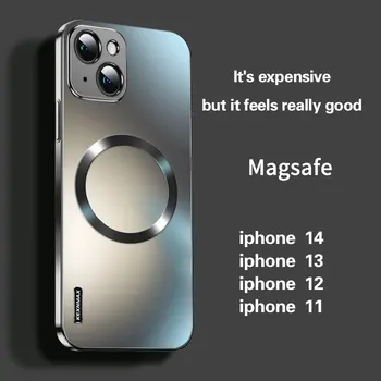 Pentru iphone 14 pro max cazul în care telefonul nou magsafe magnetic de aspirație iphone13pro Galvanizare Scrub 14 11 All-pack Anti-toamna 12