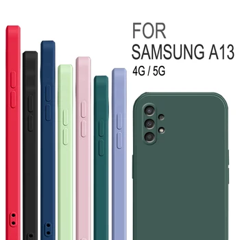Pentru Samsung Galaxy A13 Caz Samsung A13 4G A13 5G de Acoperire Lichid Silicon Moale TPU Coque Funda Shell Caz de Telefon Pentru Samsung A13 4G