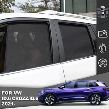 Pentru Volkswagen VW ID.6 Crozz ID6 2021 2022 2023 Auto Parasolar Parasolar Parbriz, Plasă de Cortina Laterale Spate Copilul Fereastră Umbra Soare