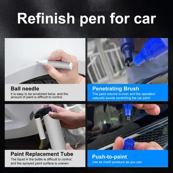 Praf 2 buc/Set Miros Masina Eliminarea Zero Reparații Pen Lac Pen iute Uscat Marker Sunproof pentru Automobile