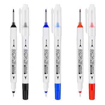 Quick-uscare Cap Lung Markeri Metal Perforat Creion rezistent la apa 20mm Hareware de Prelucrare Adâncime Gaură Marker Hârtie