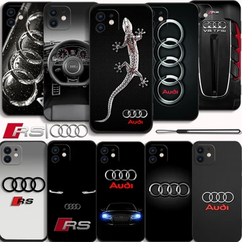 Sport RS7-Audi Telefon Caz Pentru Xiaomi Redmi Nota 12 11 11T 10 10 9 Pro Plus 10C 9A 9C 9T K40 K50 K60 4G 5G Cu Curea de Mână