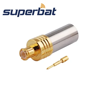 Superbat 10buc MCX Sertizare Masculin RF Coaxial Conector pentru Cablu LMR195 RG58 RG142