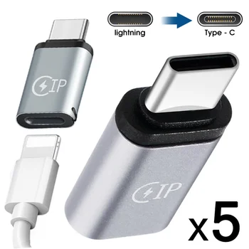 Universal de Tip C, Telefon, Adaptor de Încărcare Fulger de sex Feminin Pentru C USB de sex Masculin la Cablu Convertor Conector Încărcare Rapidă