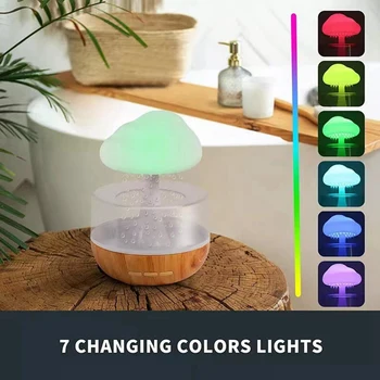 USB Aromoterapie Masina de Colorat Lumina de Noapte de Relaxare Cu Calmant Picătură de Apă Sunete