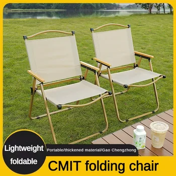 În aer liber, scaune camping, picnic portabil ușor lemnului kermit scaune de plajă pescuit confortabile scaune pliante