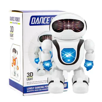 Dans inteligent Robot Electric de Iluminat, Muzica pentru Copii Robot Inteligent de Iluminare Jucărie de Învățământ Cadouri Pentru Ziua de nastere