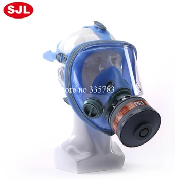 nou stil fata complet respirator mască de gaze brand 7001 h2s masca de gaze vopsea pulverizare cu pesticide masca de respirat