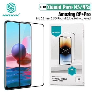 Pentru Xiaomi Poco M5 M5-urile sunt Sticla Nillkin CP+PRO Ultra-subțire 2.5 D Full lipici pe Deplin de Ecran Protector Pentru Poco m5-urile sunt Autocolant Telefon