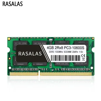 Rasalas 8GB 4GB 1600Mhz DDR3 1333Mhz PC3-10600S so-DIMM 1.35 V 1,5 V Notebook RAM 204Pin Memorie Laptop sodimm