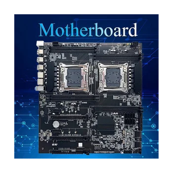 X99 Dual CPU Placa de baza+DDR4 4G RECC RAM+Cablu SATA+Pad Termic LGA 2011 PCI-E16X 8XDDR4 Slot X99 X8 pentru ALEO Miniere